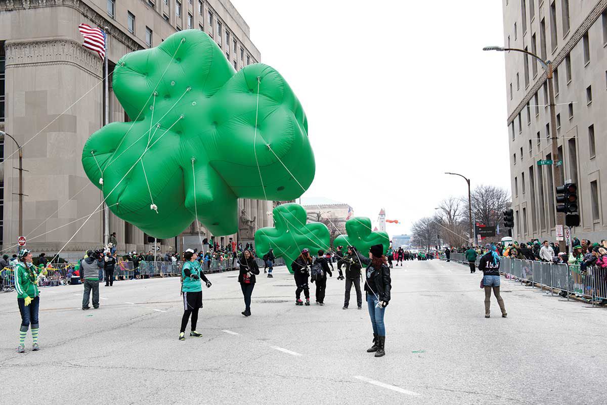 St. Patrick's Day Parade Shamrock